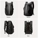 Unisex Motorcycle Backpack, Helmet With Reflective Stripes, Storage Sports Backpack_desvips.com