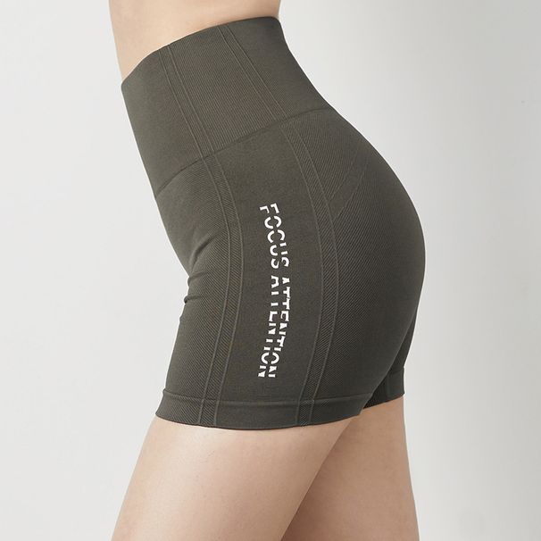 Yi'ang Spring Summer Tight Sports Slim Yoga Shorts Women Fitness High Waist Hip Lift Elastic Running Pants_desvips.com