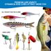 Shark Scavenger|12-piece Blind Set, Multi-layer Multi-section Fish Sequins, Frog Lures, 258g Lure Set Gift Box_desvips.com