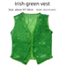 New Irish Green Costume St. Patrick's Day Shamrock Performance Outfit Sequin Vest Party Wear_desvips.com