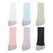 Women's Five Finger Yoga Socks Non-Slip Professional Pilates Exercise Fitness Dance Split Toe Floor Socks for Indoor Beginner Split Toe_desvips.com
