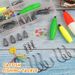 86Pcs Catfish Rig Catfishing Tackle Making Kit Santee Cooper Rig Catfish Peg Float Bobbers Fishing Rigging Tackle Box_desvips.com