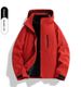 Guzi Yellow Women's Three-in-One Jacket National Standard Hard Shell Windproof Waterproof Two-Piece Set Outdoor Camping_desvips.com