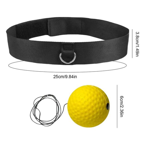 Elastic And Black Light Headband Style Boxing Speed Ball For Adult Children's Sports Rebound Reaction Balls_desvips.com