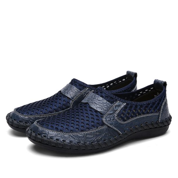 JKPUDUN Summer Breathable Mesh Lightweight Sneakers Men Fashion Male Casual Shoes Brand Designer Slip On Mens Loafers_desvips.com