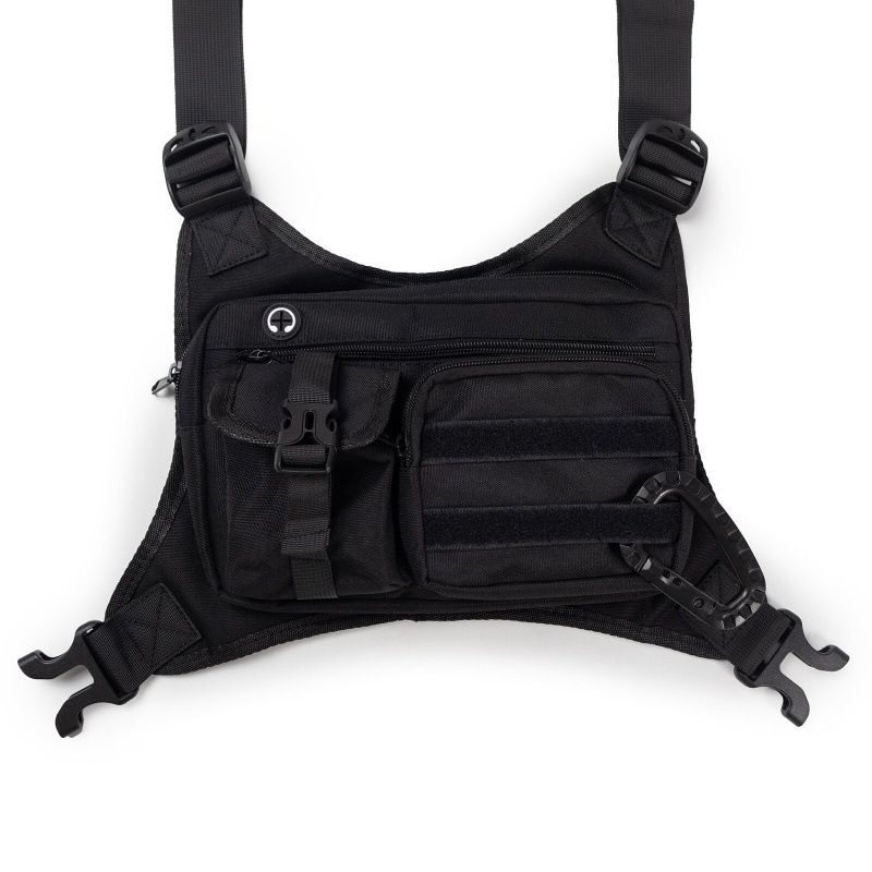 In-stock Cross-border Men's Chest Bag, Tactical Outdoor Sports Cycling Vest, Multi-functional Backpack_desvips.com
