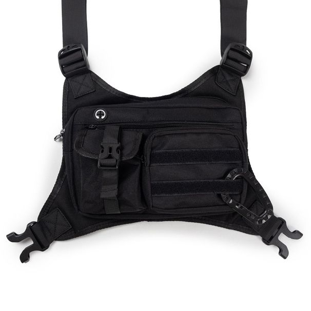 In-stock Cross-border Men's Chest Bag, Tactical Outdoor Sports Cycling Vest, Multi-functional Backpack_desvips.com