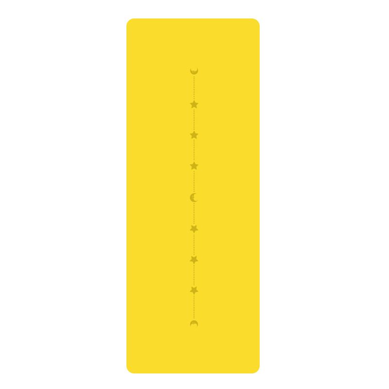 Star Moon Edition PU Natural Rubber Yoga Mat Sports Fitness Anti Slip Tyrant Mat Thickened Home Yoga Mat_desvips.com
