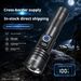 Cross-border Multifunctional Tactical With Strong Light And Beam, Ultra-bright Outdoor Zoomable Digital Display_desvips.com