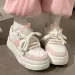 Pink White Sports Shoes Woman Spring Summer Platform Sneakers Vintage Casual Vulcanize Kawaii Tennis Female Flats 240801_desvips.com