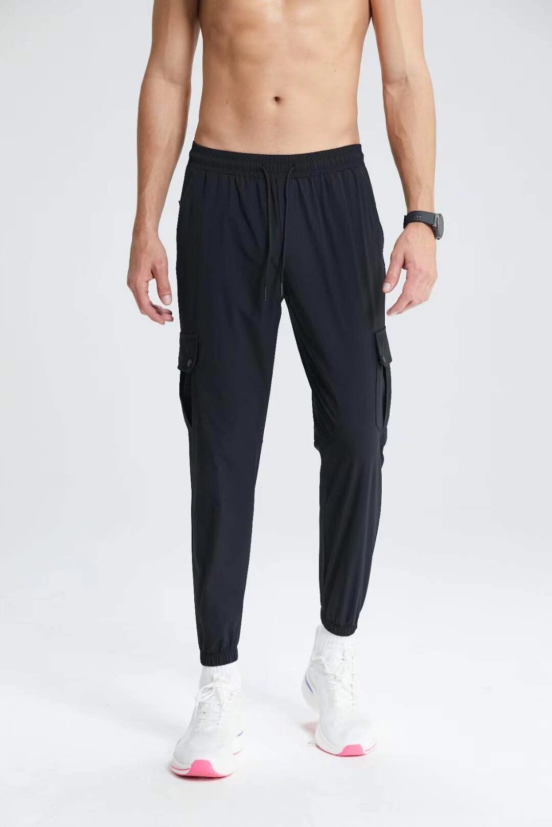 Men's Clothing Sports Trousers Thin Quick-Drying Trousers Running Fitness Training Overalls Outdoor Cycling_desvips.com