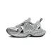 Women Silver Pink Retro Chunky Sneakers Mesh Patchwork Platform Dad Shoes_desvips.com