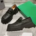 Women Sliding Sleeve With Thick Sole Lug Loafer Designer Smooth Leather Round Toes Career Related Functions Comfortable_desvips.com