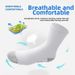 Professional Men's Mid Calf Soccer Socks Silicone Anti-Slip Training Socks Thickened Terry Cloth Sole Breathable Sweat Wicking Running Socks_desvips.com