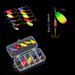10pcs Fishing Lure Metal Spoon Spinner Spoonbait Crankbaits Fishing Wobblers Pike Crochet Kit Artificial Bait With Tackle Boxes_desvips.com