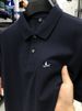Navigare Italian Small Sailboat Short Sleeve Polo Shirt Men's Turn-Down Collar Summer Versatile 100% Cotton T-Shirt_desvips.com
