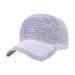 Mesh Rhinestone Baseball Outdoor Sports Breathable Hat, Travel Cap, Sun Protection_desvips.com