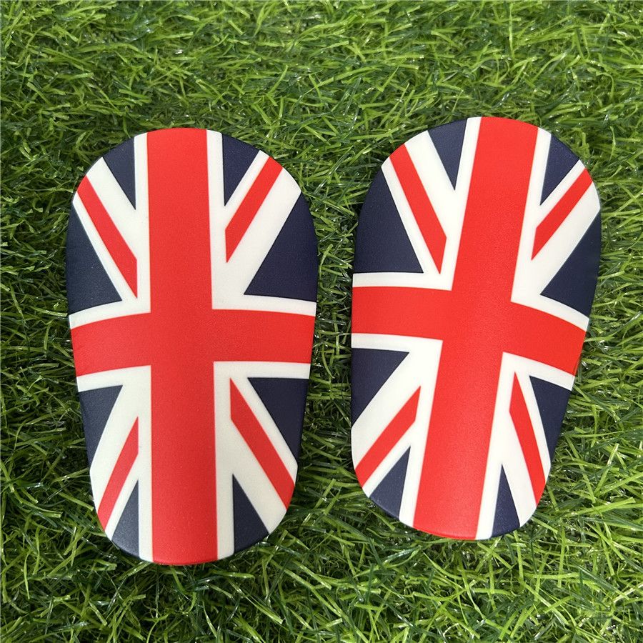 Shin Guard British Flag Small Football Shin Pads Mini Mini Shin Pads Training Supplies Protective Gear Shin Guards Foot Guards_desvips.com