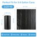 8 Gallon Biodegradable Thickened Portable Toilet Bag, Heavy Duty Leak-Proof Black Garbage Bags For 5-8 Gallon Bucket Seat, Compostable Waste Bag For C_desvips.com