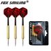 Fox Smiling 3PCS Steel 18g With16g Iron Barrel And Nylon Shaft Colorful Darts Flights_desvips.com