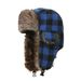 Plaid Two Colors Wool Northeast Lei Feng Outdoor Men And Women Hunting Autumn Winter Cold-proof Warm Hat Factory Direct_desvips.com