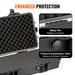 VEVOR Gun Hard Case With 3 Layers Of Protective Foam, Lockable, Waterproof & Rolling Long Gun Case, For 127 Cm Rifles Or Shotguns_desvips.com