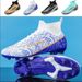 Summer Soccer Shoes For Men, High Top, Long Broken Studs, Student, Children, Boys, Professional Training_desvips.com