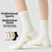 Women's Mid Calf Sports Socks Professional Thickened Terry Cloth Soles For Cycling Running Skipping Rope Fitness Badminton Tennis_desvips.com