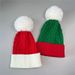 European And American Style Knitted Autumn Winter Warm Pom Hat Merry Christmas Bell H_desvips.com