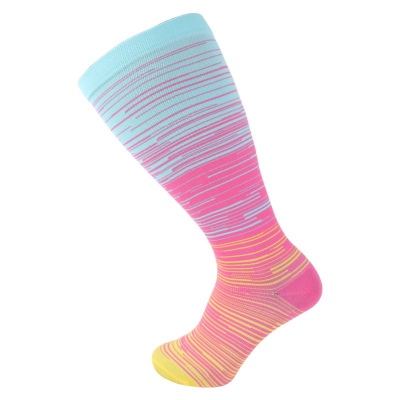 Sports Socks Plus Size Compression Socks High Elasticity Sports Fitness Obese People Socks_desvips.com