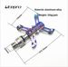 Litepro Ultra-light Folding Bike Butterfly Quick Release Pedal Lightweight Aluminum Alloy DU Bearing_desvips.com