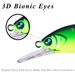 4.6g Crankbait Fishing Lure Floating Hard Bait Laser Bass Lure ABS Minnow Rattle Ball For Long Casting Saltwater Trout Pike_desvips.com