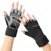 Fitness Workout Half-Finger Gloves, Breathable And Durable For Summer, Non-Slip, Barbell And Weightlifting Extended Wrist Gloves_desvips.com