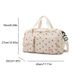 Corduroy Tote Large Capacity Carry On Travel Bag With Shoe Compartment Sports Fitness For Women Duffle Bags_desvips.com