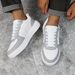 White Men's Casual Skateboad Sneakes Fashionable Outdoo Walking Tennis Shoes Fo Men And Women Spots Running_desvips.com