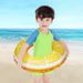 Baby Lemon Swim Ring - 50cm PVC Inflatable Arm Float For Toddlers (Safe & Comfortable Non-Slip Design Bright Yellow Color)_desvips.com