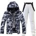 001 New Suit Set For Men Winter Outdoor Windproof Water-Resistant Warm Thickened Snowboard Snow Ski Jacket And Pants_desvips.com