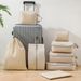 Set/6 Pcs Compessible Packing Tavel Stoage Bag Cubes Watepoof Suitcase Nylon Potable With Handbag Luggage_desvips.com
