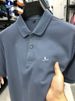 Navigare Italian Small Sailboat Short Sleeve Polo Shirt Men's Turn-Down Collar Summer Versatile 100% Cotton T-Shirt_desvips.com