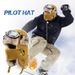 Pilot Cold Weather Winter Warm Trapper Hat With Goggles Earmuffs Face Cover For Cycling_desvips.com