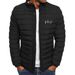 Autumn Winter New Solid Color Jacket Simple And Elegant Men's Cotton Coat_desvips.com