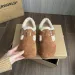 Free Shipping Designer Casual Shoes For Woman Autumn And Winter New Veet Casual Vintage Fashion Khaki Brown Cotton Shoes_desvips.com
