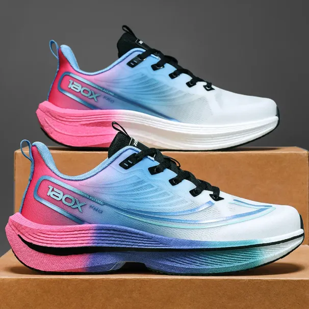 New Men's Carbon Plate Sneakers Outdoor Soft Sole Mesh Sports Running Light Anti-Slip Casual Couple Tennis Shoes_desvips.com