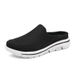 2024 Summer Breathable Home Indoor Slippers Men Thick Bottom Slides Fashion Couple Walking Shoes Chanclas Hombre_desvips.com