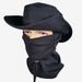 Boonie Cap Face Mask Set Men Mountaineering Hunting Camping Balaclava Suit Wide Brimmed Sports Fishing Hat_desvips.com