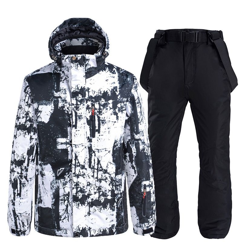 001 New Suit Set For Men Women, Snowboard Ski Jacket And Pants, Winter Outdoor Warm Thickened_desvips.com