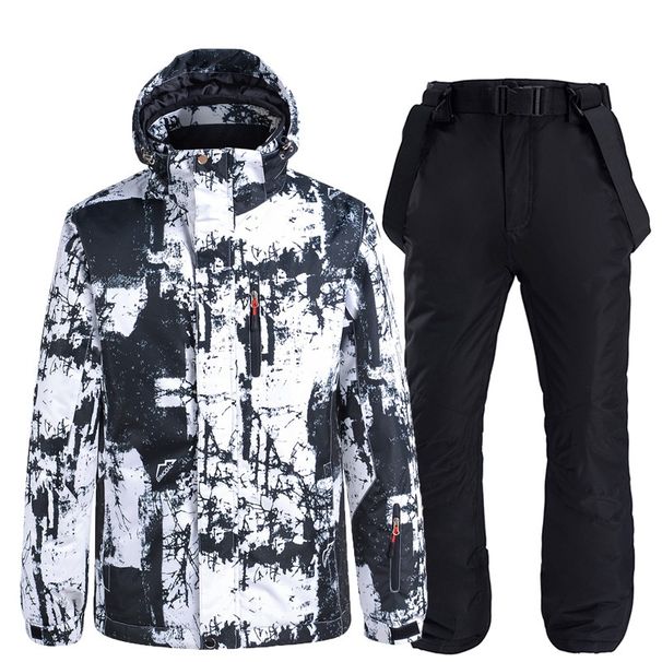 001 New Suit Set For Men Women, Snowboard Ski Jacket And Pants, Winter Outdoor Warm Thickened_desvips.com