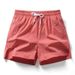 Men's Clothing Summer pants new style ice silk thin fashion casual loose drawstring three-quarter pants men's beach swimming large size shorts_desvips.com