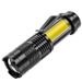 SK68 Plastic Focus Adjustable Gift LED Outdoor Multi-Function COB Side Light Small Mini High Brightness Flashlight_desvips.com