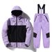 001 Set Boys Girls Winter Waterproof Warm Thickened Snowboard Children's Ski Suit New Model_desvips.com